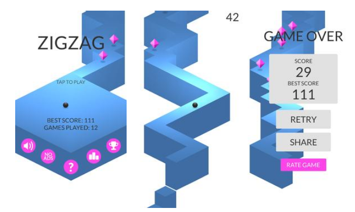 تحميل لعبة ZigZag للاندرويد مجانا برابط مباشر